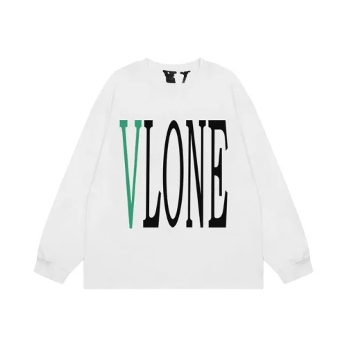 Свитшот Vlone Green Letter V "White"