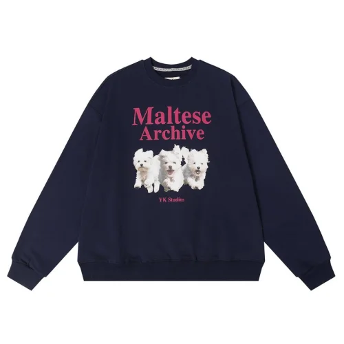 Свитшот Wai Kei Maltese Archive "Blue/Black"