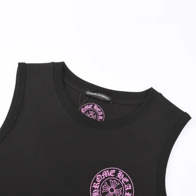 Майка Chrome Hearts With Logo Brand "Black" фото № 5