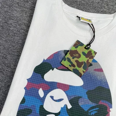 Футболка A Bathing Ape Standard Print "White" фото № 7