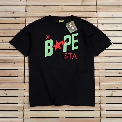 Футболка A Bathing Ape Star Lightning "Black" фото № 2 Футболка A Bathing Ape Star Lightning "Black" фото № 2