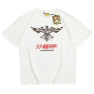 Футболка A Bathing Ape Multicolored Eagle "White"