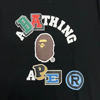 Футболка A Bathing Ape Hairy Monkey "Black" фото № 4 Футболка A Bathing Ape Hairy Monkey "Black" фото № 4