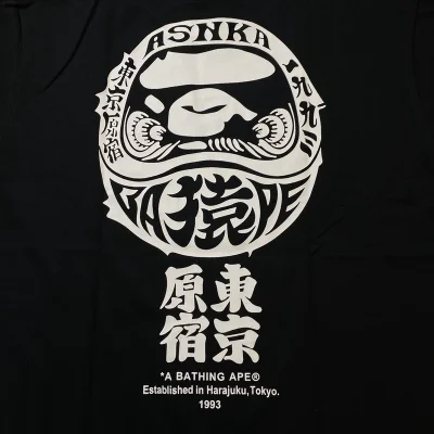 Футболка A Bathing Ape Tokyo Harajuku "Black" фото № 5