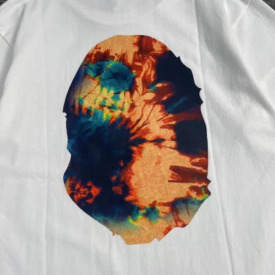 Футболка A Bathing Ape With Bright Picture "White" фото № 3