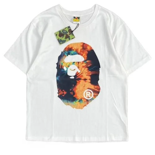 Футболка A Bathing Ape With Bright Picture "White"
