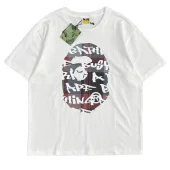Футболка A Bathing Ape Print On Both Sides "White"