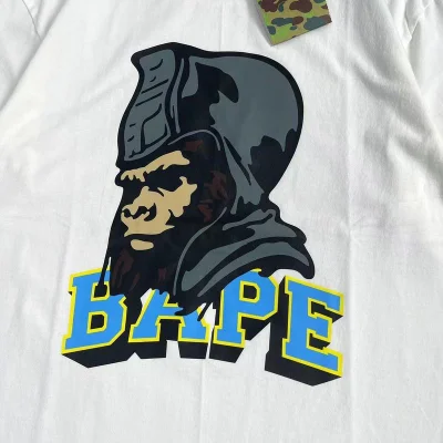 Футболка A Bathing Ape Gorilla "White" фото № 3 Футболка A Bathing Ape Gorilla "White" фото № 3