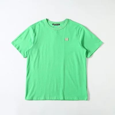 Футболка Acne Studios Cotton With An Emblem "Green" фото № 2 Футболка Acne Studios Cotton With An Emblem "Green" фото № 2
