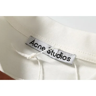 Футболка Acne Studios In The Usual Style With Logo "White" фото № 7
