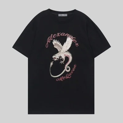 Футболка Alexander Mcqueen The Dragon "Black" фото № 2