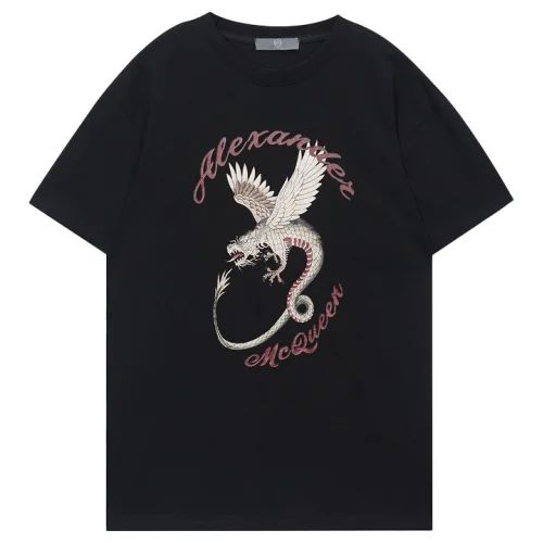 Футболка Alexander Mcqueen The Dragon "Black"