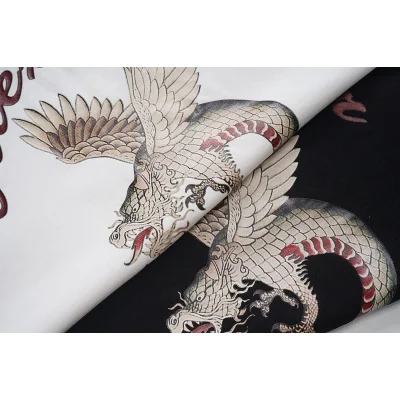 Футболка Alexander Mcqueen The Dragon "Black" фото № 3