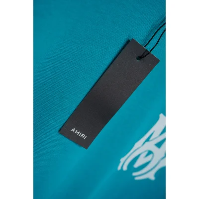 Футболка Amiri With Large Logo And An Inscription Of The Brand "Blue" фото № 3