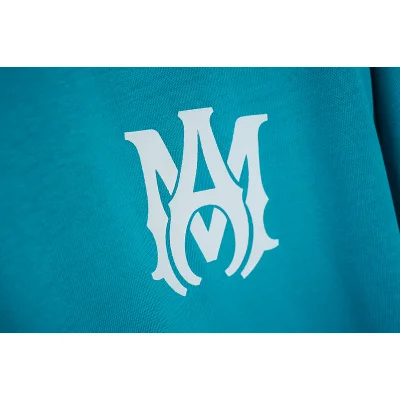 Футболка Amiri With Large Logo And An Inscription Of The Brand "Blue" фото № 6