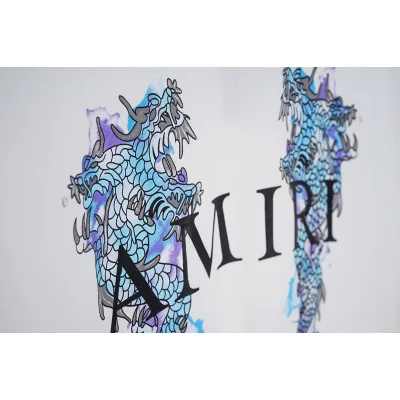 Футболка Amiri Dragon Spirit "White" фото № 2