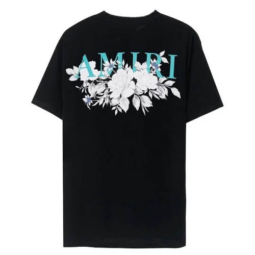 Футболка Amiri Flowers "Black"