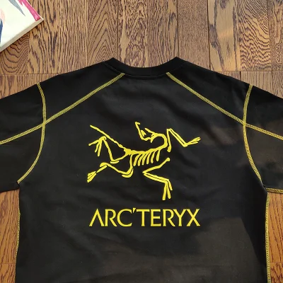 Футболка Arcteryx With Logo "Black" фото № 4