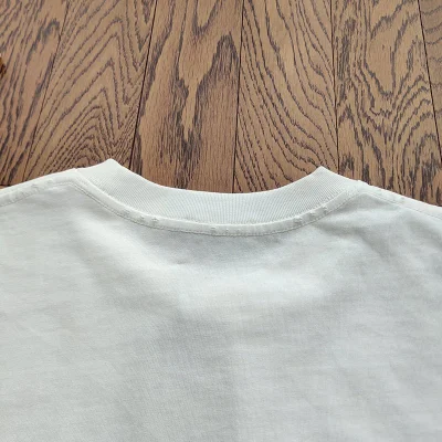 Футболка Balenciaga Torn Style With Printed Shoes "White" фото № 3