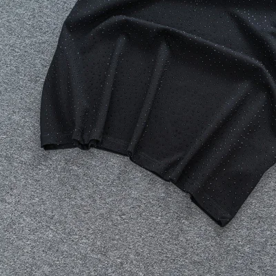 Футболка Balenciaga With Rhinestones "Black" фото № 9