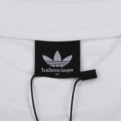Футболка Balenciaga X Adidas Small Logo "White" фото № 4