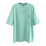 Футболка Balenciaga Small Letter Emblem "Turquoise"