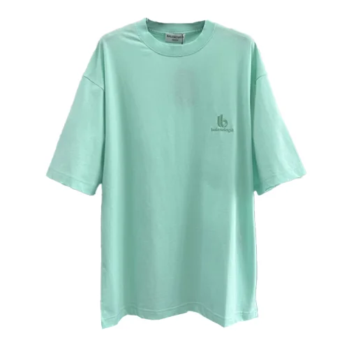 Футболка Balenciaga Small Letter Emblem "Turquoise"