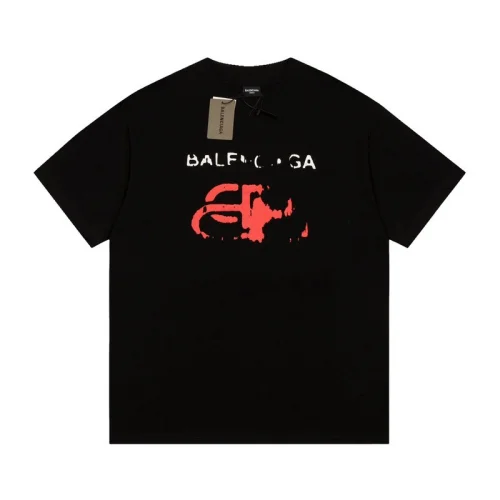 Футболка Balenciaga Imperfective Print "Black"