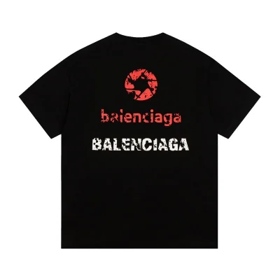 Футболка Balenciaga Imperfective Print "Black" фото № 4