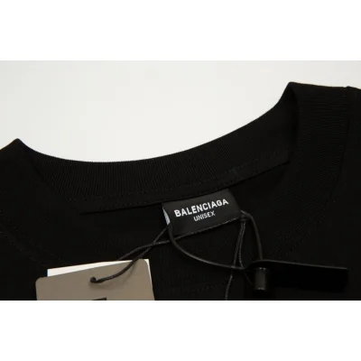 Футболка Balenciaga Imperfective Print "Black" фото № 7