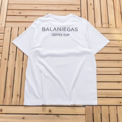 Футболка Balenciaga Coffee Cup "White" фото № 2