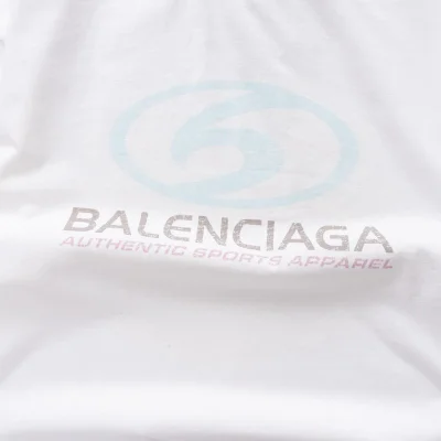 Футболка Balenciaga Symbol And Inscription Authentic Sports Apparel "White" фото № 4 Футболка Balenciaga Symbol And Inscription Authentic Sports Apparel "White" фото № 4