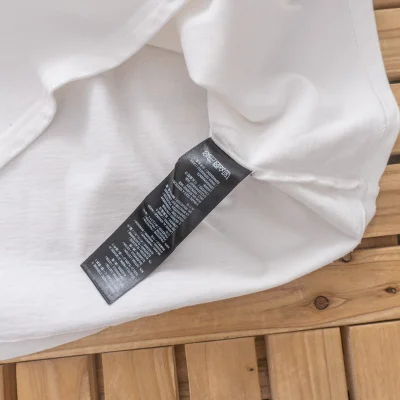 Футболка Balenciaga Front Logo With Shadow "White" фото № 7