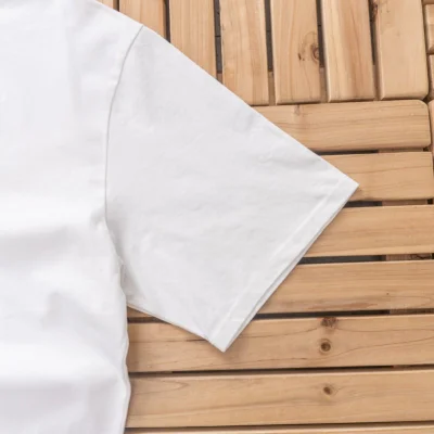 Футболка Balenciaga Front Logo With Shadow "White" фото № 5