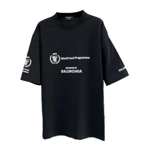 Футболка Balenciaga World Without Hunger "Black"