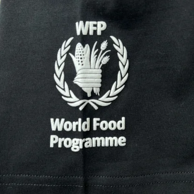 Футболка Balenciaga World Without Hunger "Black" фото № 5