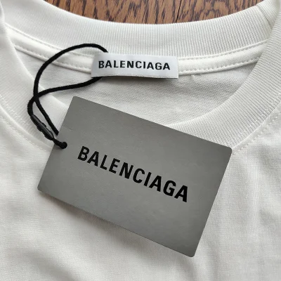 Футболка Balenciaga Time "White" фото № 2