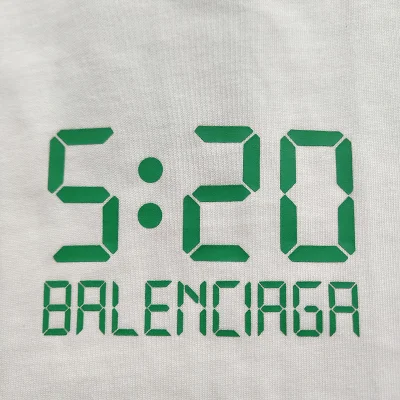 Футболка Balenciaga Time "White" фото № 6