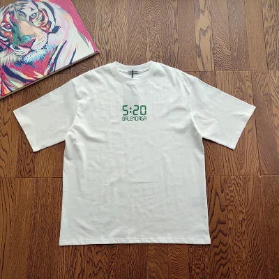 Футболка Balenciaga Time "White" фото № 3