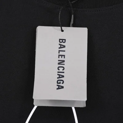 Футболка Balenciaga X Adidas Big Logo "Black" фото № 5
