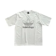 Футболка Balenciaga X Adidas The Logo Is Half Painted Over "White"