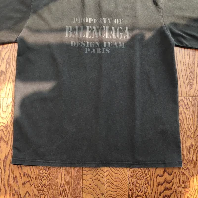 Футболка Balenciaga Property Design Team "Black" фото № 8 Футболка Balenciaga Property Design Team "Black" фото № 8