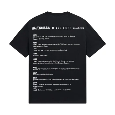 Футболка Balenciaga X Gucci With History "Black" фото № 2 Футболка Balenciaga X Gucci With History "Black" фото № 2