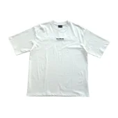 Футболка Balenciaga Cotton With Logo Print "White"