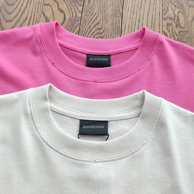 Футболка Balenciaga Cotton With Logo Print "White" фото № 5