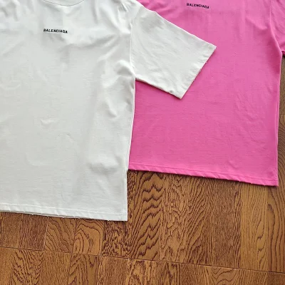 Футболка Balenciaga Cotton With Logo Print "White" фото № 6