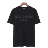 Футболка Balmain Front Inscription From Dots "Black"