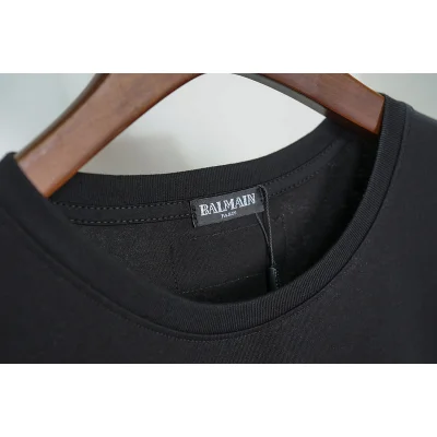Футболка Balmain With The Inscription Of Brand Name "Black" фото № 2