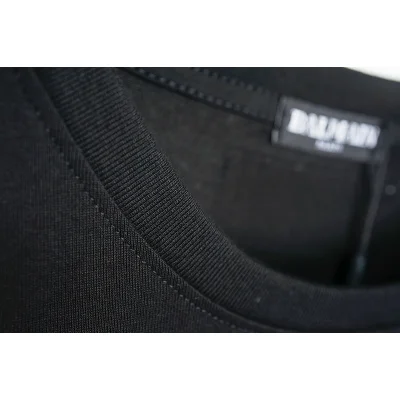 Футболка Balmain With The Inscription Of Brand Name "Black" фото № 4