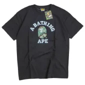 Футболка Bape Oval In Military Style Front Print "Black"